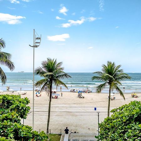 Frente Ao Mar Na Praia Das Asturias - Apto Completo Guarujá Exterior foto