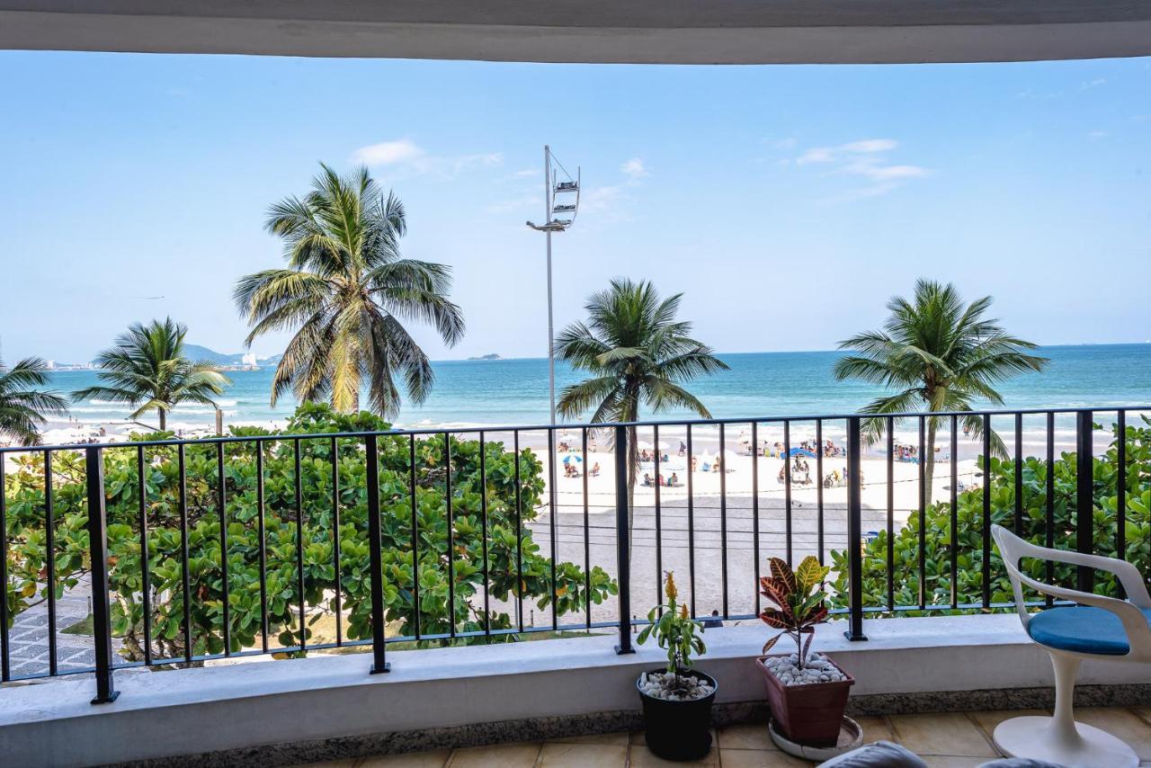 Frente Ao Mar Na Praia Das Asturias - Apto Completo Guarujá Exterior foto