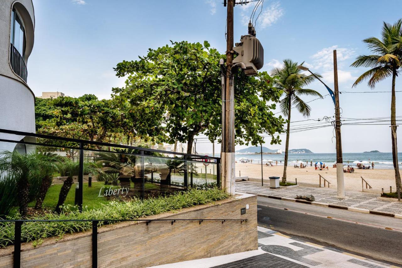 Frente Ao Mar Na Praia Das Asturias - Apto Completo Guarujá Exterior foto